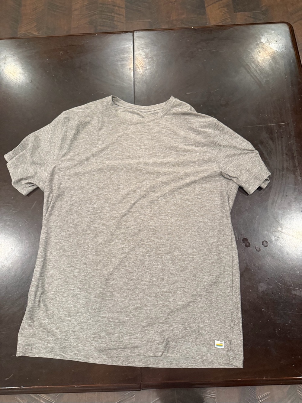 Vuori Men's Short Sleeve Crew Tee - Heather Gray